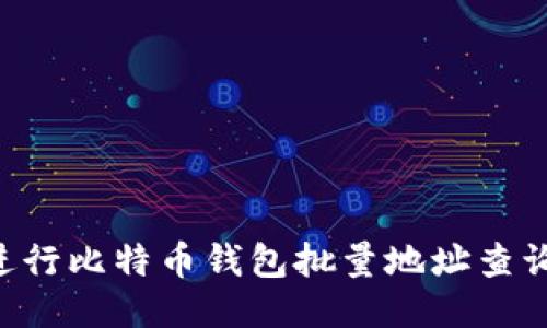 如何高效进行比特币钱包批量地址查询：全面指南