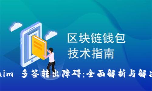 Tokenim 多签转出障碍：全面解析与解决方案